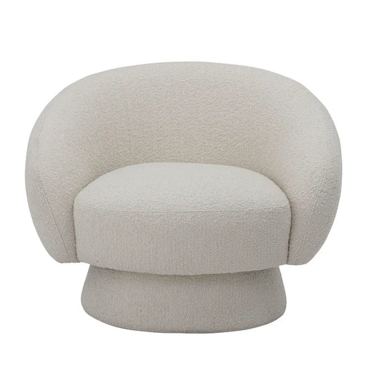 Fauteuil blanc Ted
